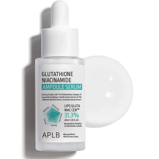 Glutathione Niacinamide Ampoule Serum packaging
