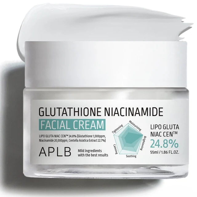 Glutathione Niacinamide Facial Cream packaging